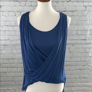 🌺White House Black Market Drape Front Top Sz XS